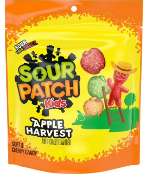 Sour Patch Kids Apple Harvest Mix Gummies 10oz Peg Stand Up Pouch 6ct
